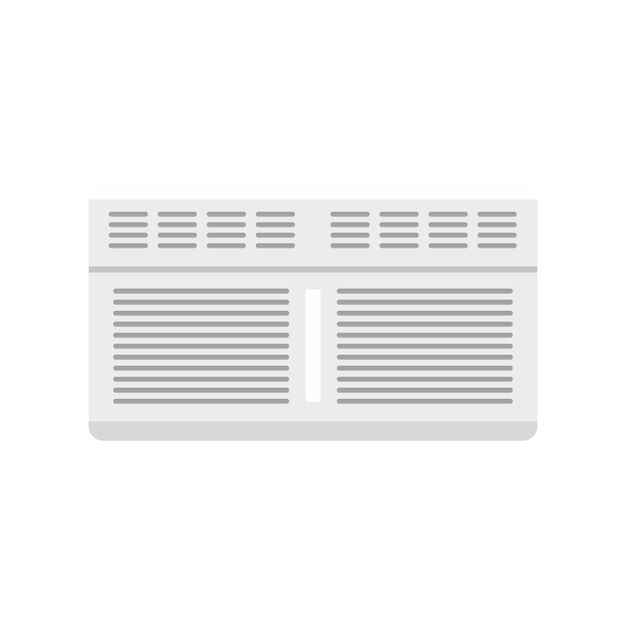 Icono de acondicionador de supermercado Ilustración plana del icono de vector de acondicionador de supermercado para web aislado en blanco