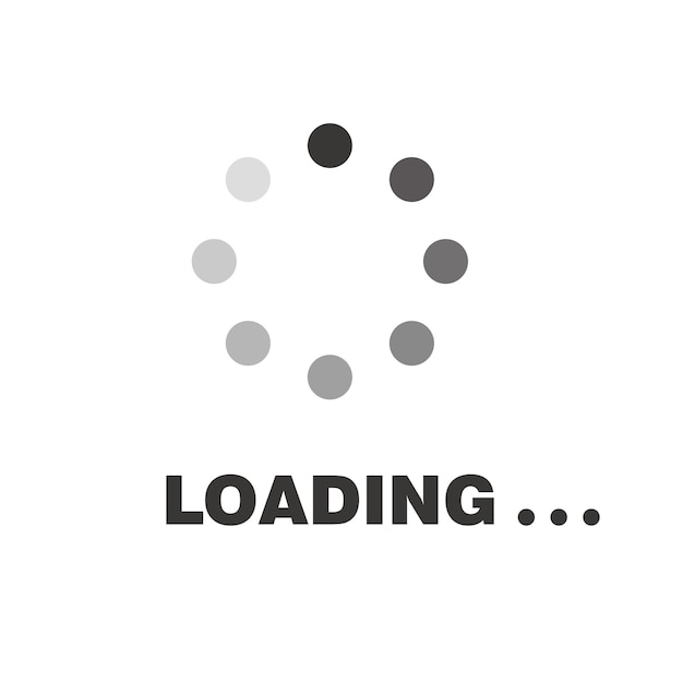 icono de actualización de carga símbolo de ilustración vectorial