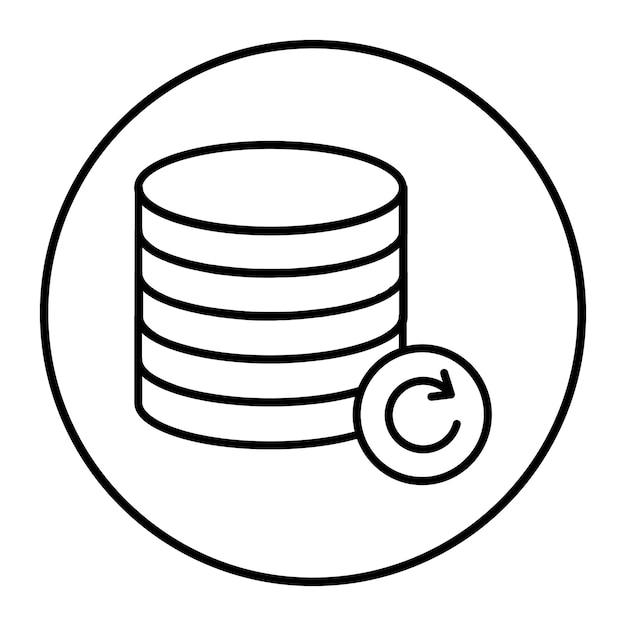 Ícono de actualización de datos