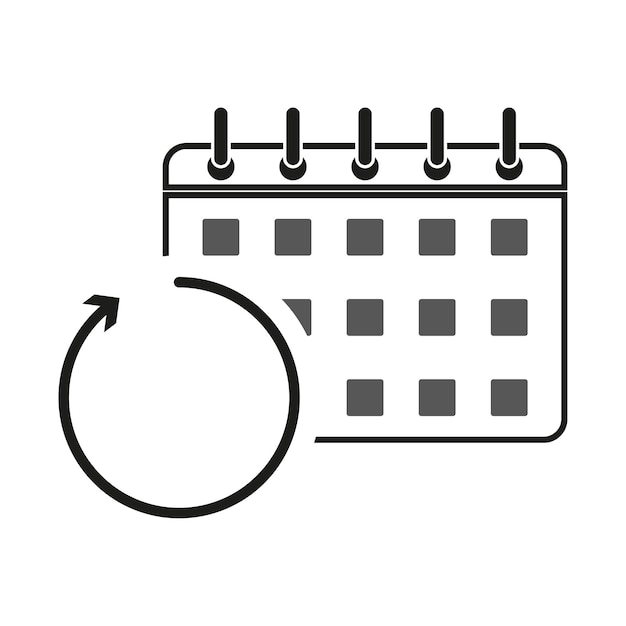 Icono de actualización del plan Ilustración vectorial EPS10
