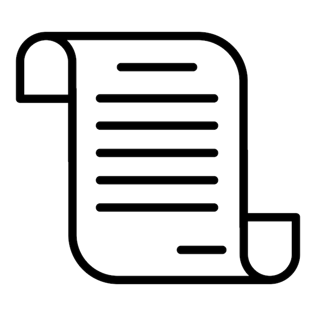 Icono de acuerdo de préstamo hipotecario Icono de vector de acuerdo de préstamo hipotecario de esquema para diseño web aislado sobre fondo blanco