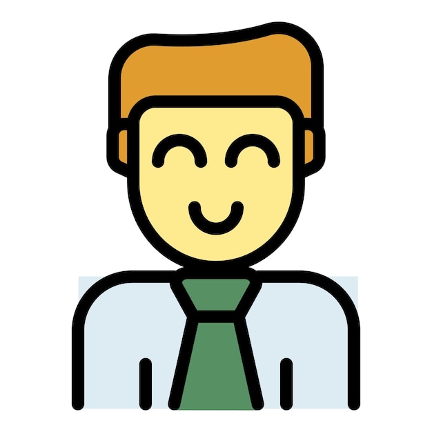Icono de administrador de compensación Contorno Icono de vector de administrador de compensación para diseño web aislado en color de fondo blanco plano