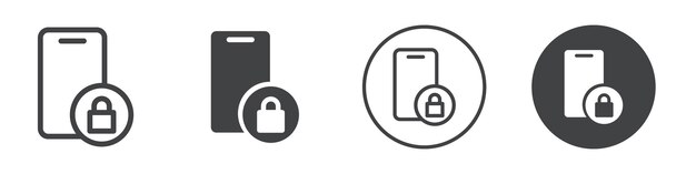El icono del administrador de contraseñas de la aplicación es el contorno del logotipo vectorial