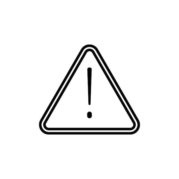 Icono de advertencia Colección de conjuntos de relleno plano