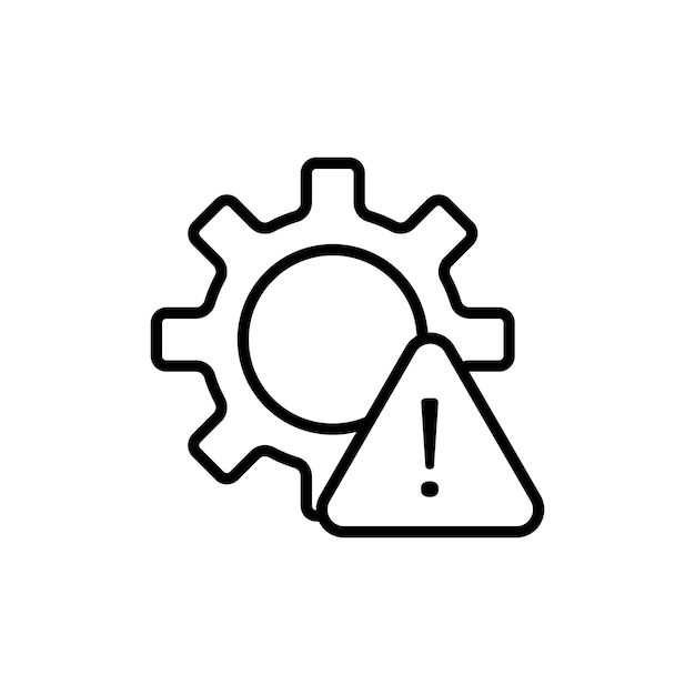 Icono de advertencia técnica