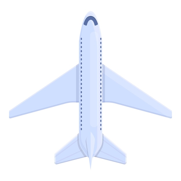 Icono de aerolínea de pasajeros icono vectorial de aerolínia de pasajeros para diseño web aislado en fondo blanco