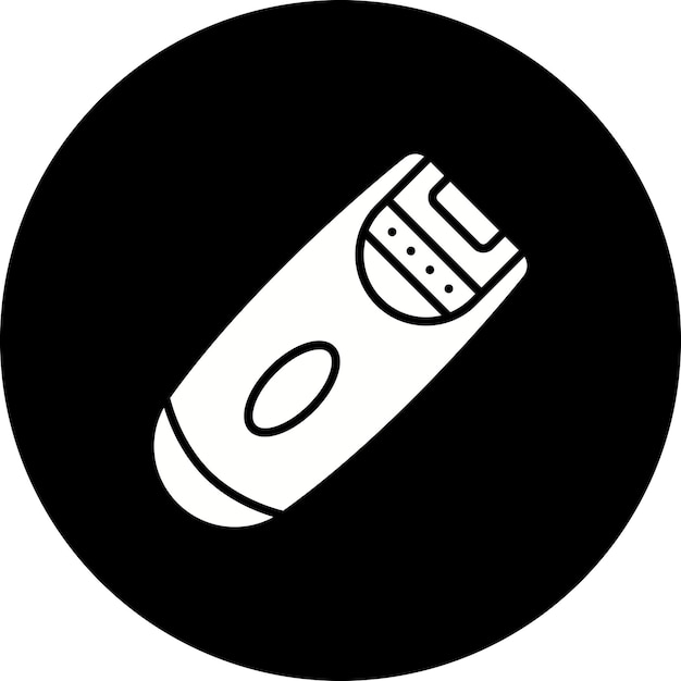 El icono de la afeitadora eléctrica