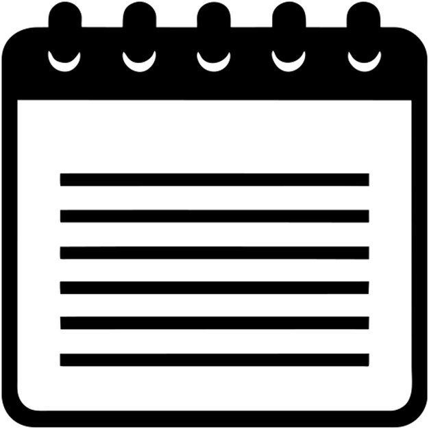 icono de la agenda