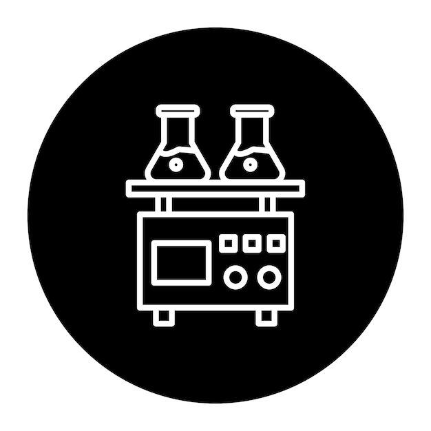 Icono del agitador de laboratorio