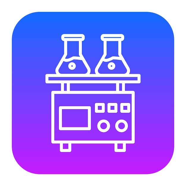 Icono del agitador de laboratorio