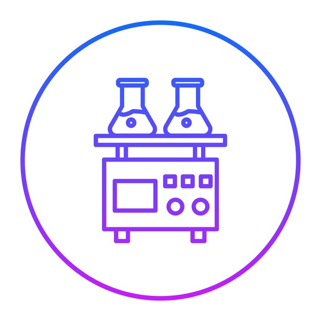 Icono del agitador de laboratorio