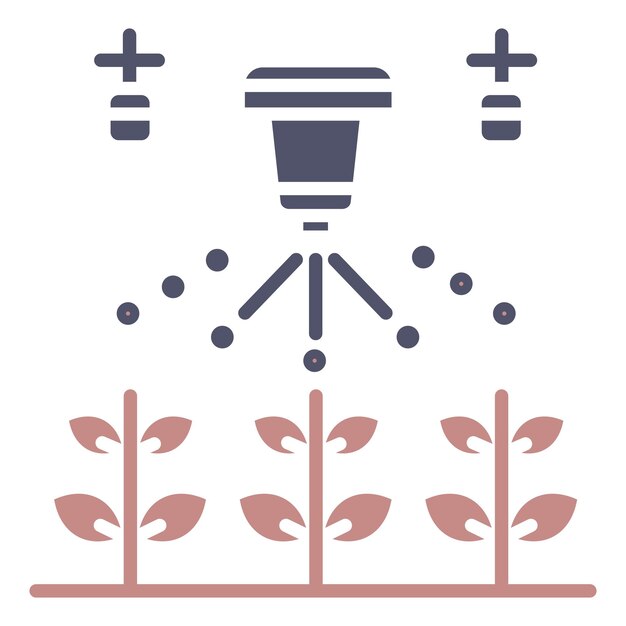 El icono de la agricultura inteligente