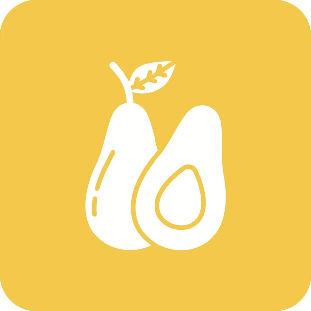 Icono del aguacate