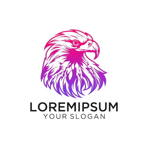 icono águila águila pájaro vector águila ilustración halcón logotipo halcón pájaro vector