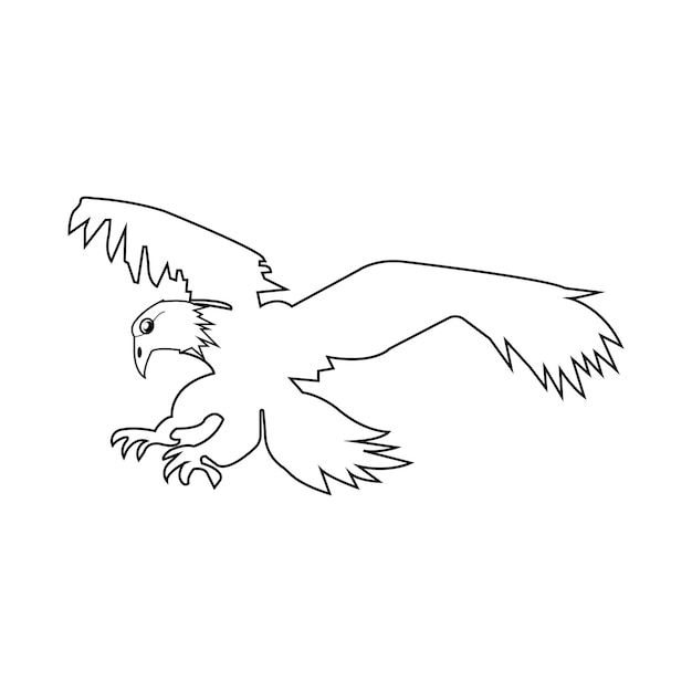 El icono del águila voladora