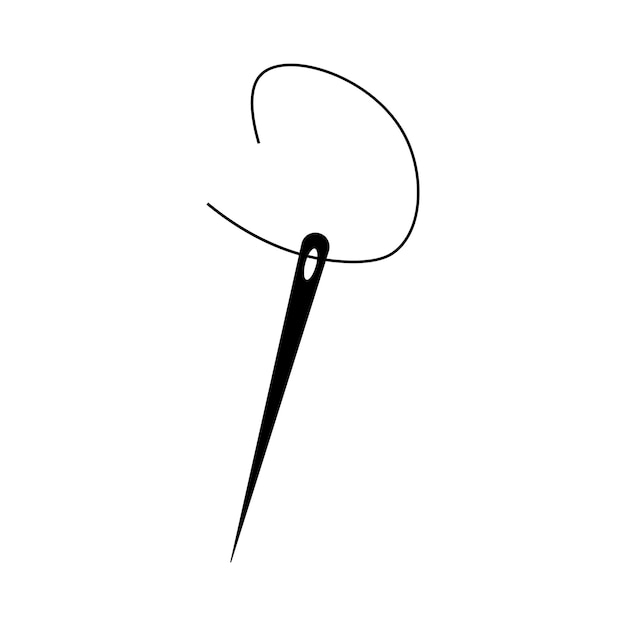 Icono de aguja de coser