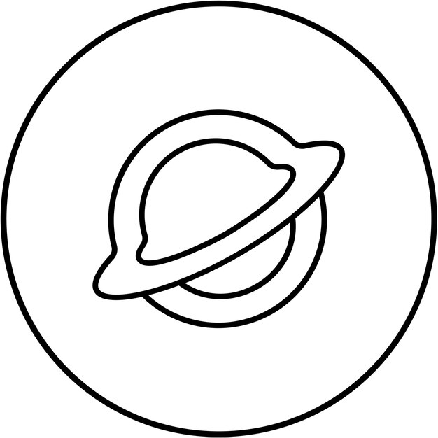 El icono del agujero negro