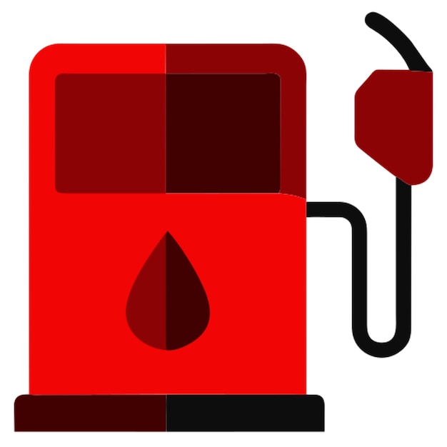 Vector icono de ahorro de combustible