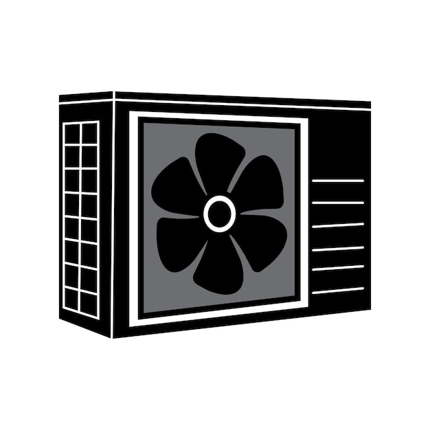 Icono del aire acondicionado de exterior