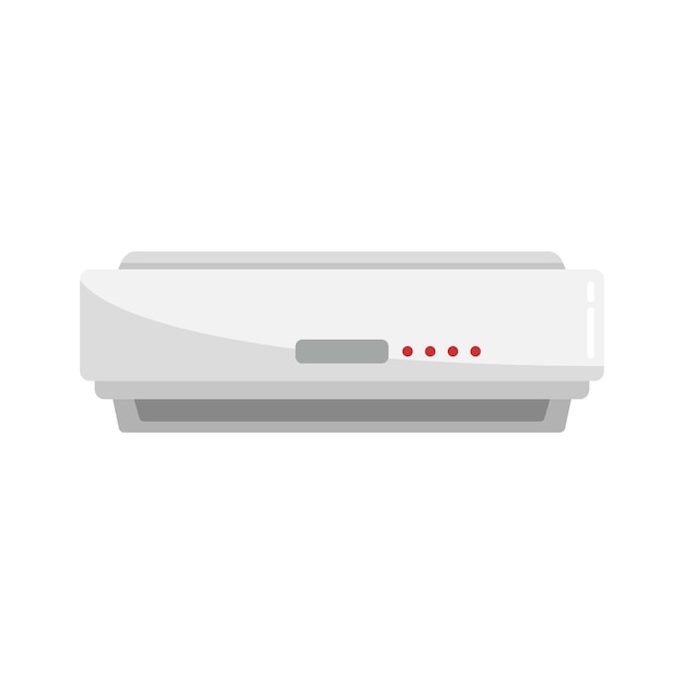 Icono de aire acondicionado Ilustración plana del icono de vector de aire acondicionado aislado sobre fondo blanco