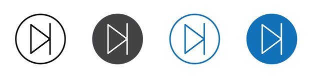 En icono aislado en conjunto de vectores de fondo blanco
