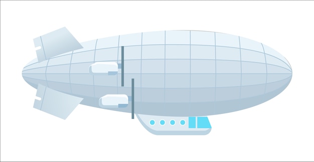 Icono aislado dirigible moderno