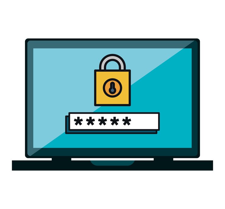 Vector icono aislado del dispositivo de la computadora portátil
