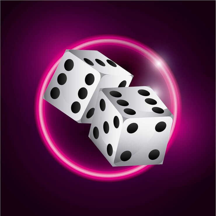 Vector icono aislado de elementos de juegos de casino