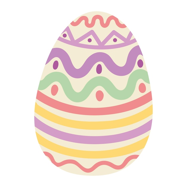 icono aislado de huevo de Pascua decorativo