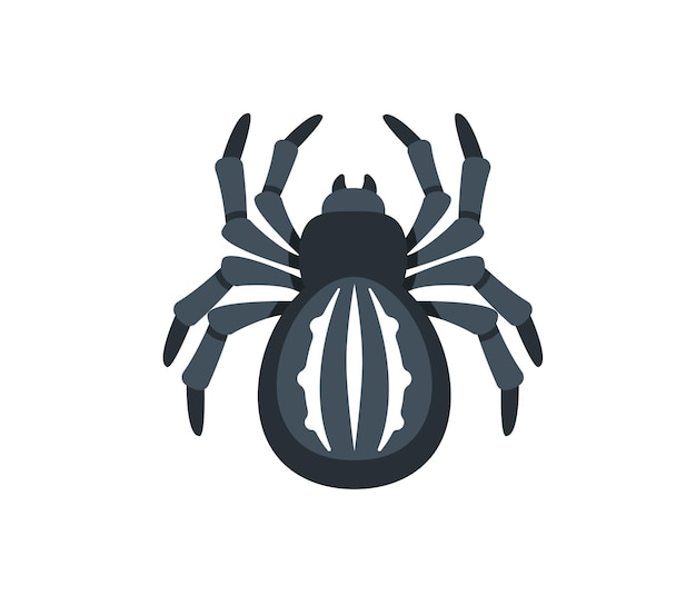 Icono aislado del vector de araña. Ilustración de emojis. Emoticono vectorial de araña