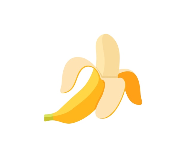 Icono aislado del vector de plátano. Ilustración de emojis. Emoticon de vector de plátano