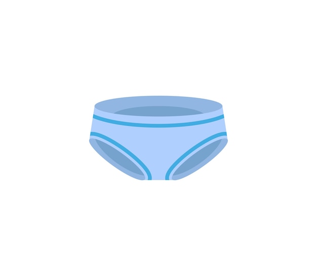 Icono aislado del vector de ropa interior. Ilustración de emojis. Emoticono vectorial de calzoncillos
