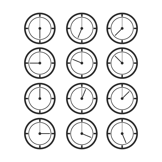 Icono de ajuste de tiempo