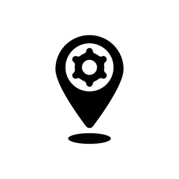 Icono de ajustes de ubicación
