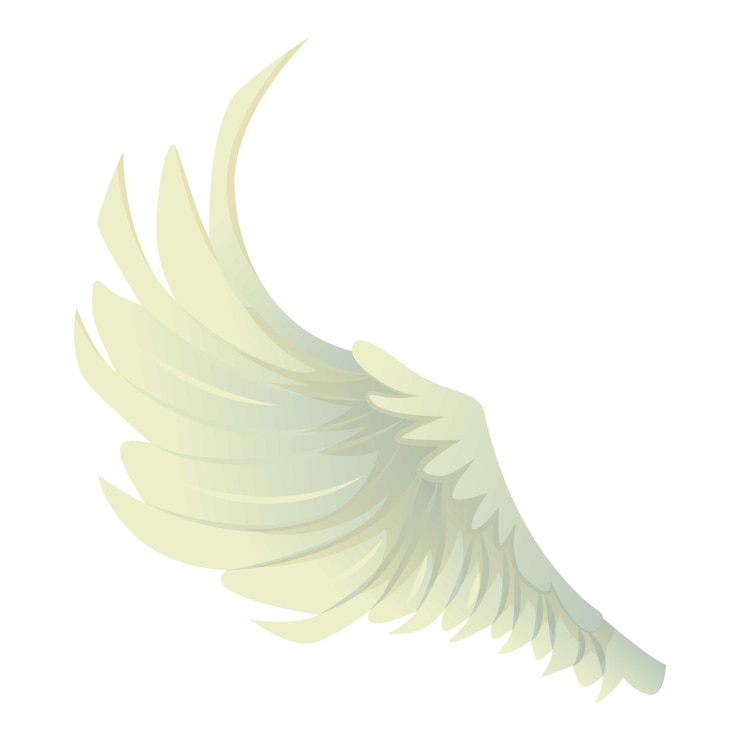 Vector icono de ala grande ilustración de dibujos animados del icono vectorial de ala grande para la web