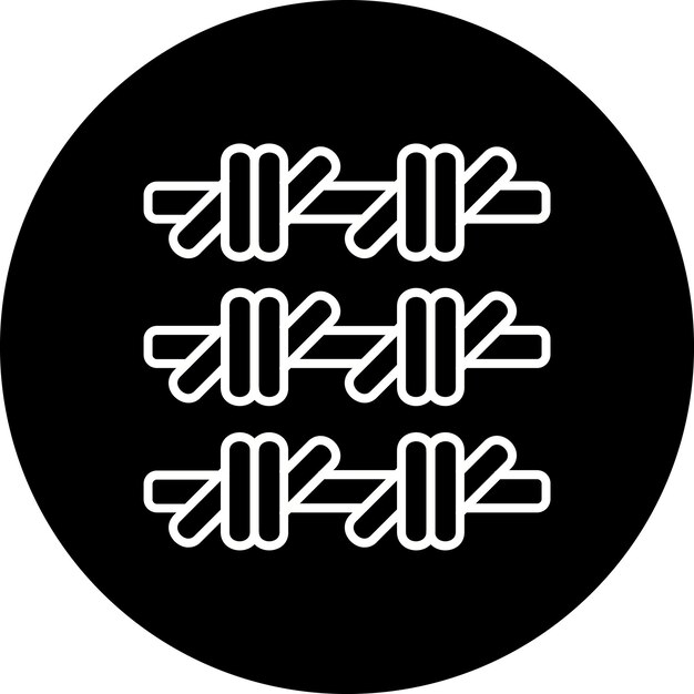 Icono de alambre de púas