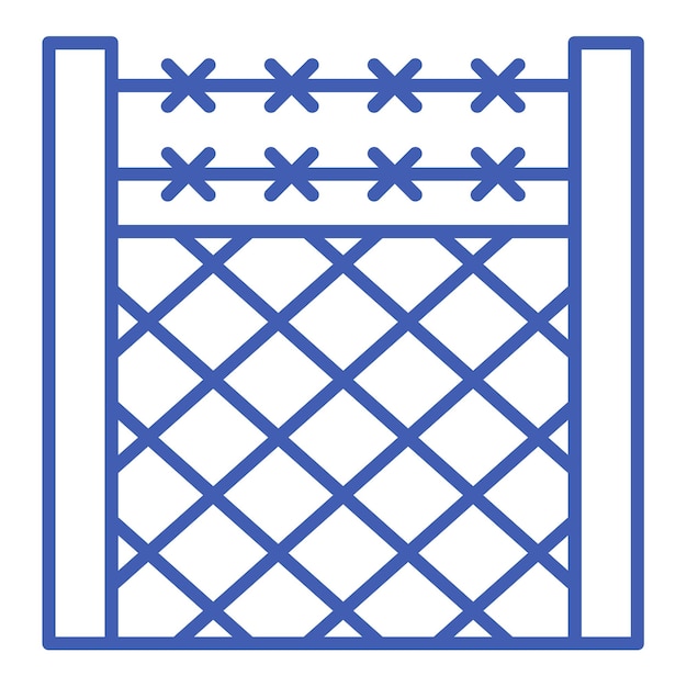 Icono de alambre de púas