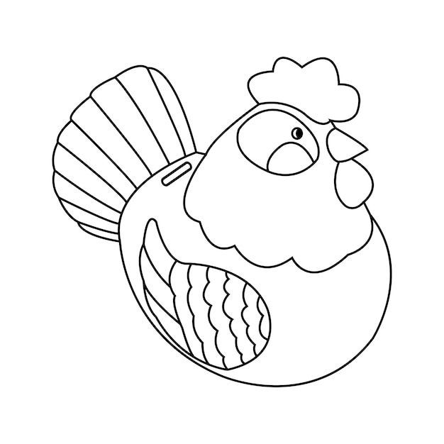 El icono de la alcancía de pollo
