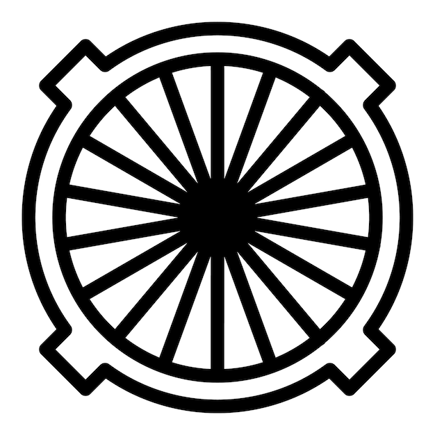 Icono de alcantarilla de agujero Icono de vector de alcantarilla de agujero de contorno para diseño web aislado en fondo blanco