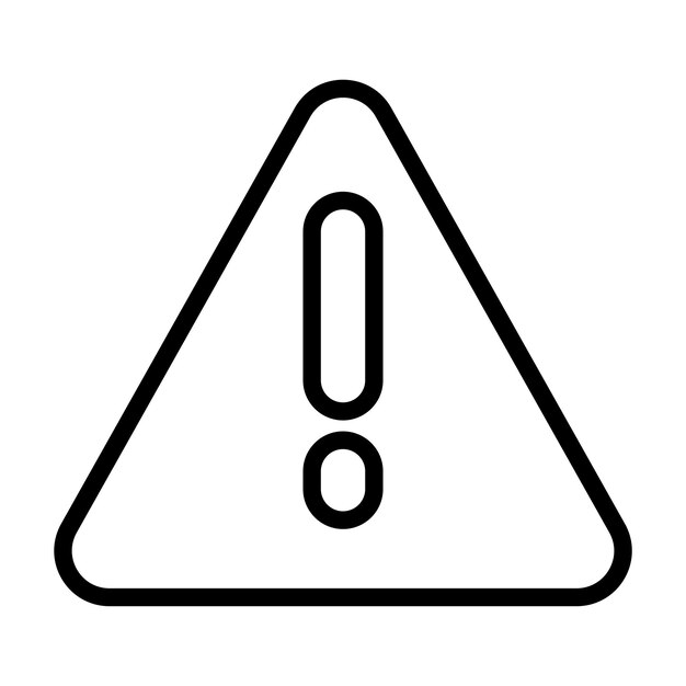 icono de alerta vectorial