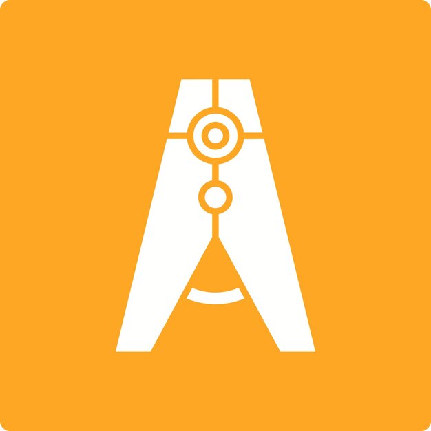 Icono de alfiler de ropa