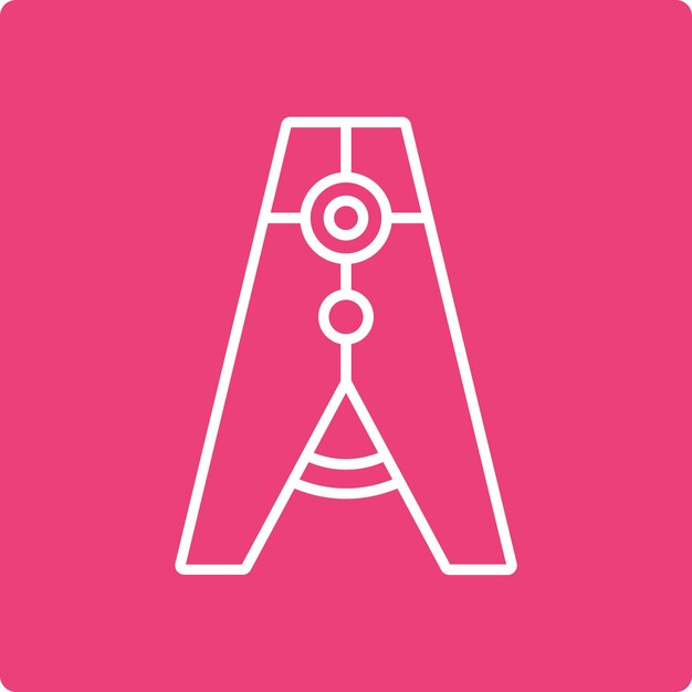 Icono de alfiler de ropa