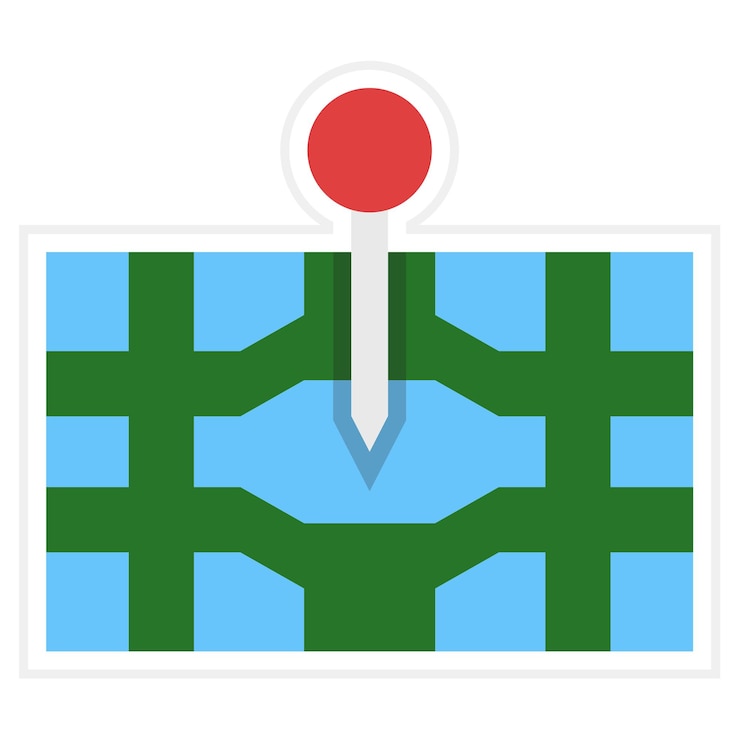 Vector el icono del alfiler