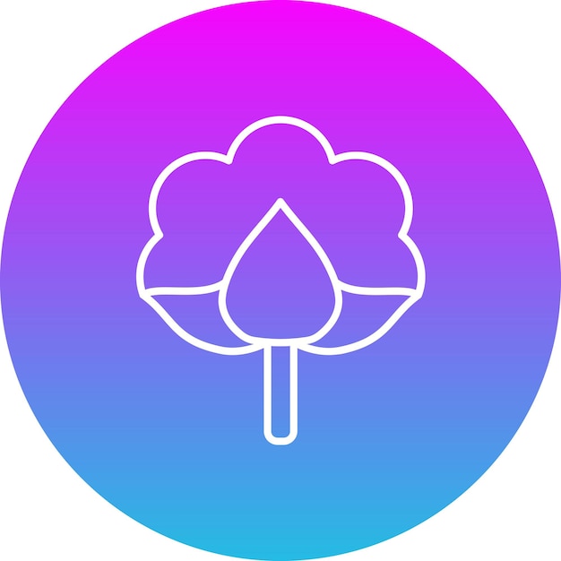 Icono de algodón