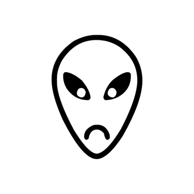 Vector el icono de los alienígenas