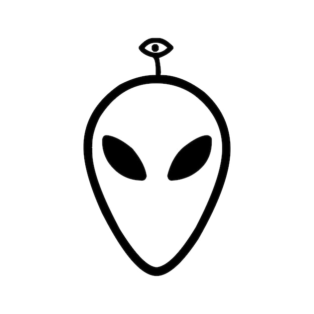 Vector el icono de los alienígenas