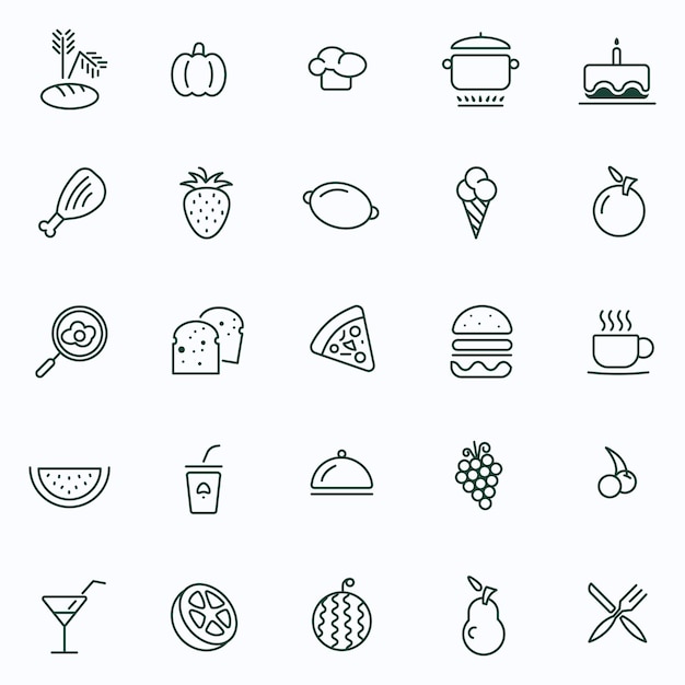 Icono de alimentos y bebidas