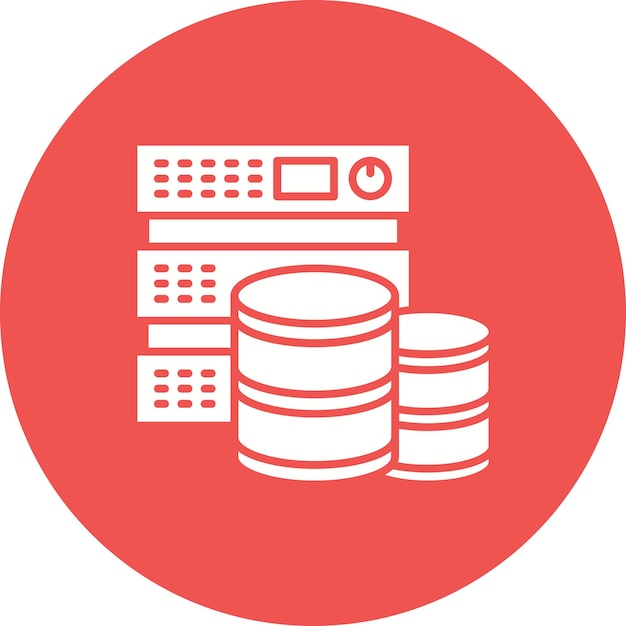 Icono de almacenamiento de la base de datos