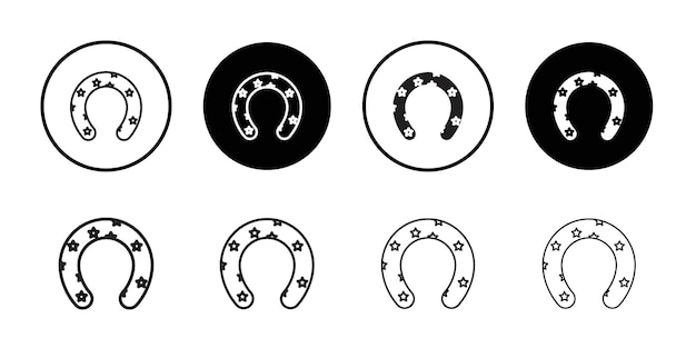 Icono de almohada ortopédica para bebés Conjunto de logotipos Line Art