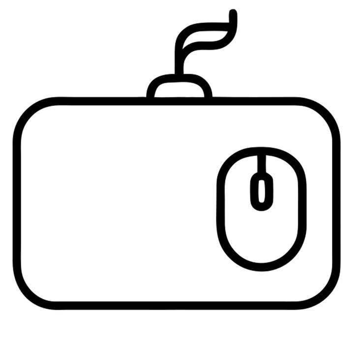 Vector el icono de la almohadilla del ratón